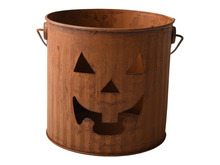 Lanterna Pumpa Rostfärgad Zink 16 x 16 x 15,5 cm Form Living